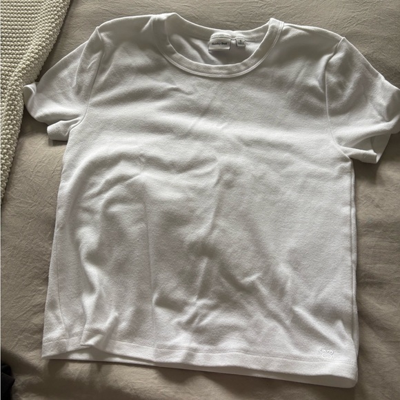 Sunday Best White Crew Neck Fitted T-Shirt - Picture 1 of 1
